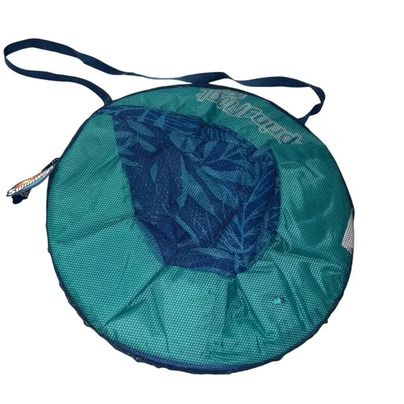 SwimWays Spring Float in Blue and Yellow - Picture 3 of 4